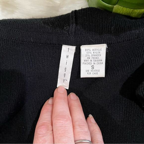 NEW Twiggy Longline Whipstitch Belted Hooded Contrast Zip Travel Sweater Jacke… - Picture 11 of 16